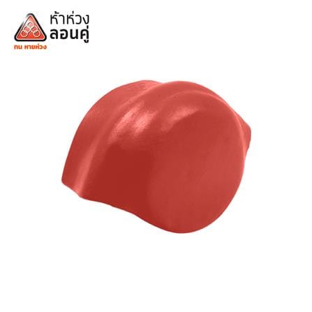 ครอบปิดจั่ว/ปิดชายตะเข้ ลอนคู่ ตราห้าห่วง 30x17x22 ซม. สีแดงอาทิตย์_0