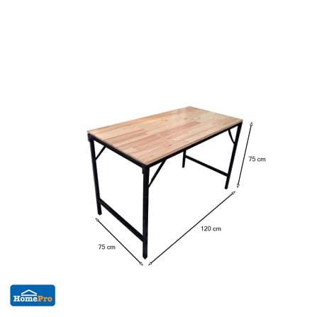 โต๊ะอเนกประสงค์เหลี่ยม ME LIVING CAYLA 75x120 ซม. สีธรรมชาติ_5