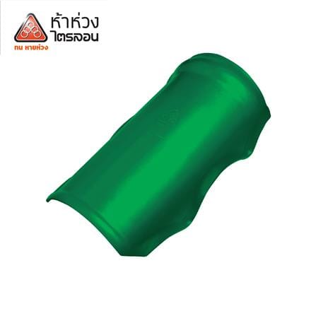 ครอบสันตะเข้ ไตรลอน ตราห้าห่วง 27.5x52x15.5 ซม. สีเขียวมุกแพลทตินั่ม_0