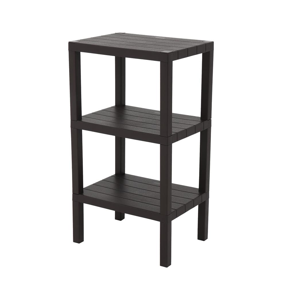 ชั้นวางของ 3 ชั้น STACKO BRICK 30x40x73 ซม. สีน้ำตาล