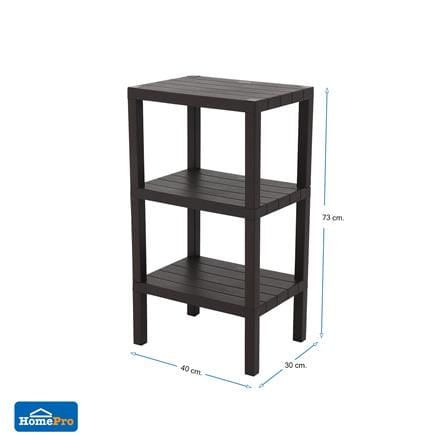 ชั้นวางของ 3 ชั้น STACKO BRICK 30x40x73 ซม. สีน้ำตาล_8
