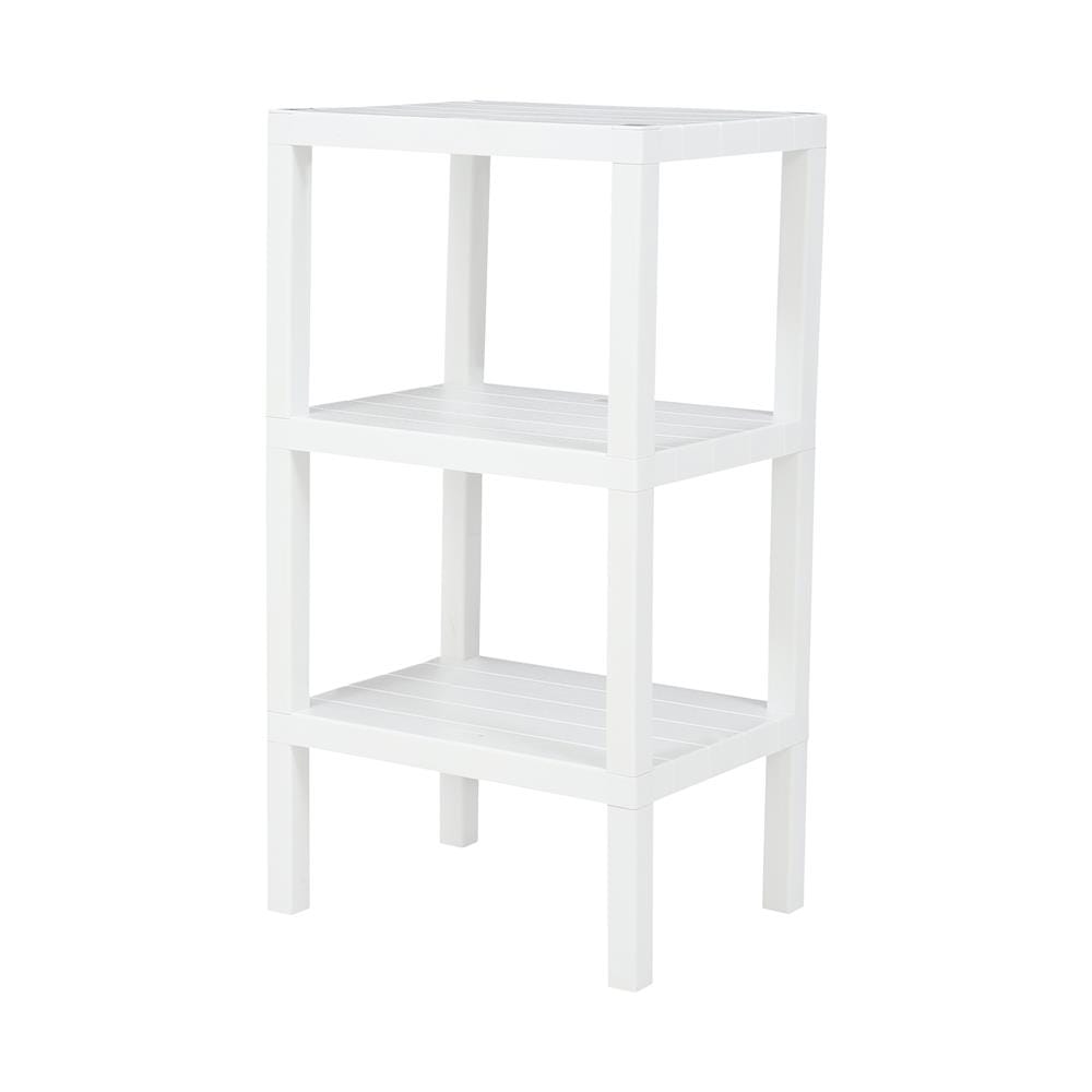 ชั้นวางของ 3 ชั้น STACKO BRICK 30x40x73 ซม. สีขาว