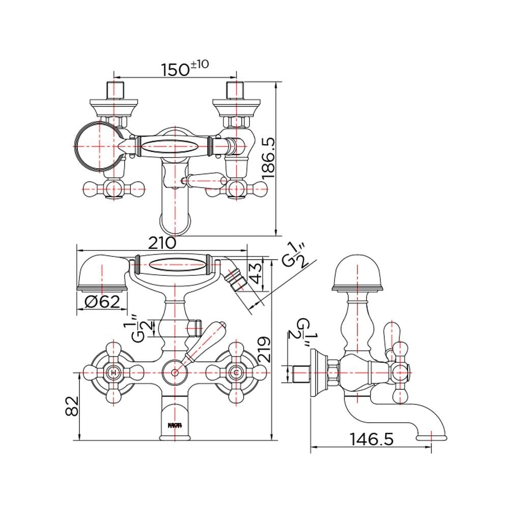 ก๊อกผสมอ่างอาบ KARAT FAUCET KF-73-721-53