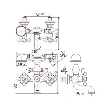 ก๊อกผสมอ่างอาบ KARAT FAUCET KF-73-721-53_1