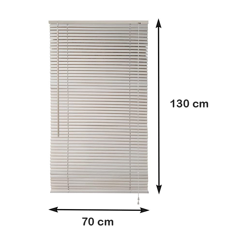 มู่ลี่ ไวนิล HOME LIVING STYLE WOOD 70x130 ซม. สีครีม