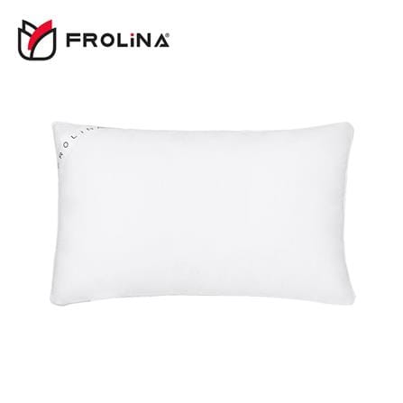 หมอนหนุน ไมโครไฟเบอร์ FROLINA ANIONIC 19x29 นิ้ว สีขาว_0