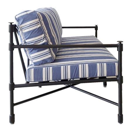 เก้าอี้ MODERN OUTDOOR KAMPUS KLASS สีน้ำเงิน-ขาว_2
