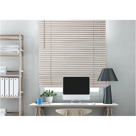 มู่ลี่ ไวนิล HOME LIVING STYLE WOOD 120x130 ซม. สีครีม_2