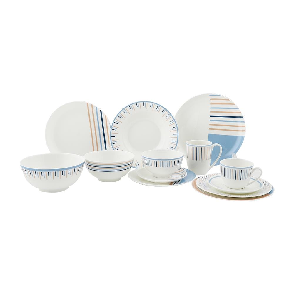 จาน BONE CHINA ตื้น 9" KECH GUARDIAN