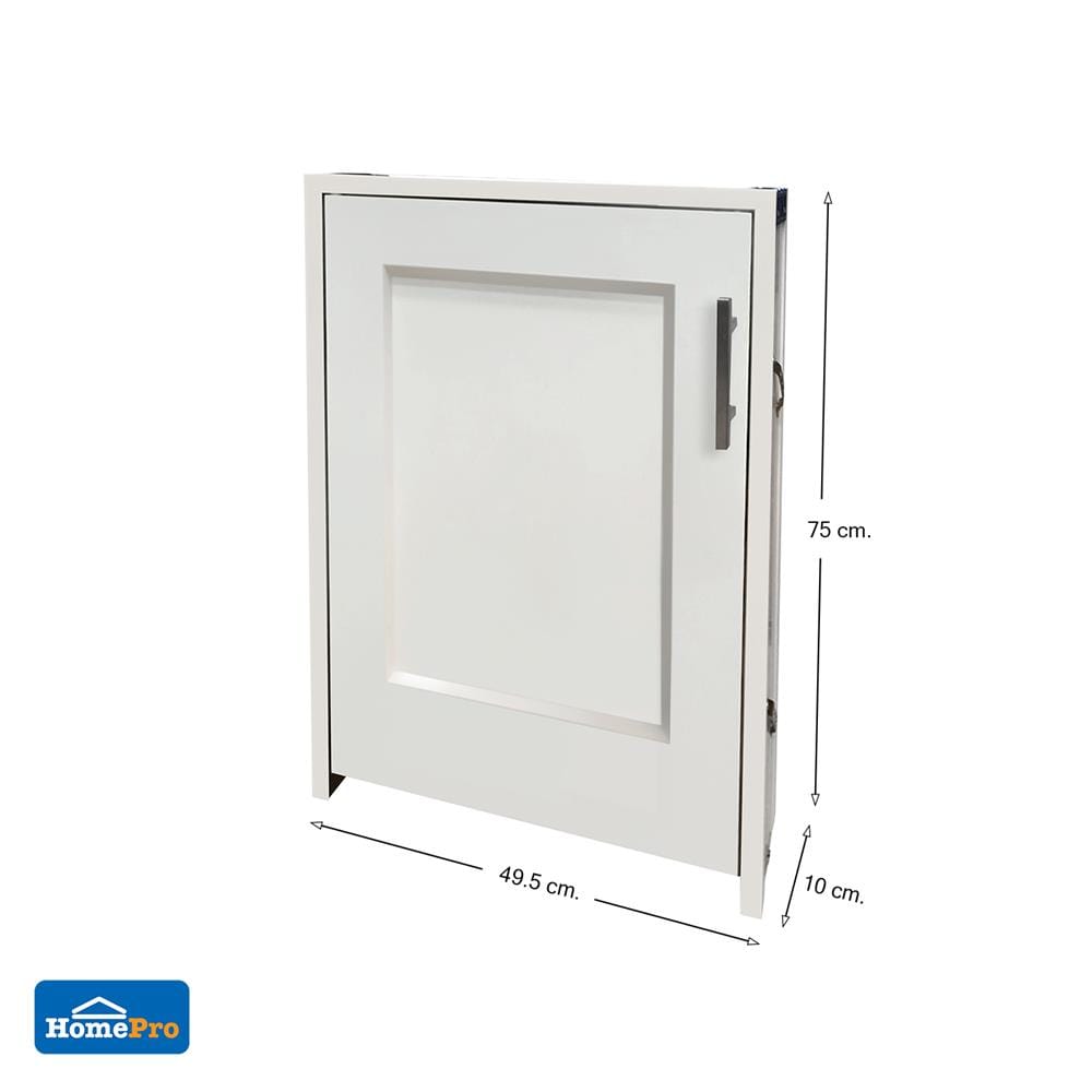 บานถังแก๊ส CABIN ELBE 49.5x75 ซม. สีครีม