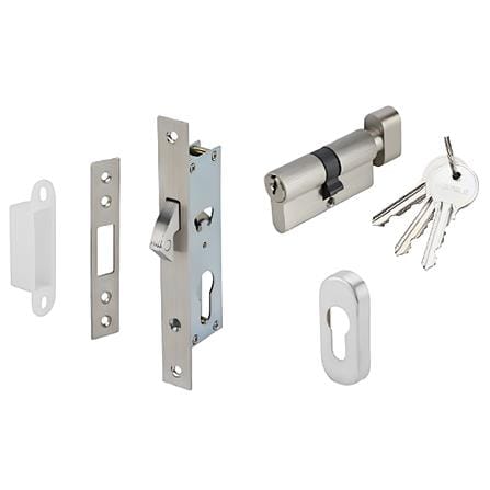 ตลับกุญแจ MORTISE HAFELE 499.65.014 สีสเตนเลส