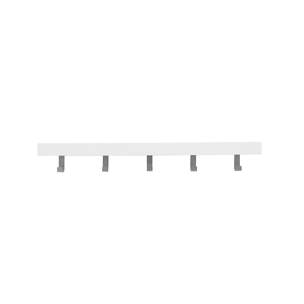 แผ่นติดผนัง 5 ขอแขวน STACKO ERICA 58x3.5x8 ซม. สีขาว