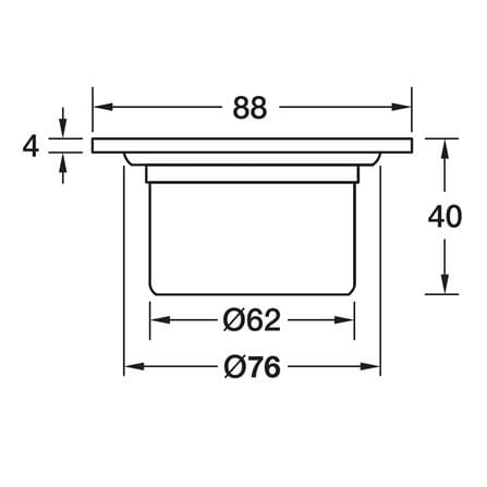 ตะแกรงกันกลิ่น HAFELE 495.60.803 3.5 นิ้ว_1