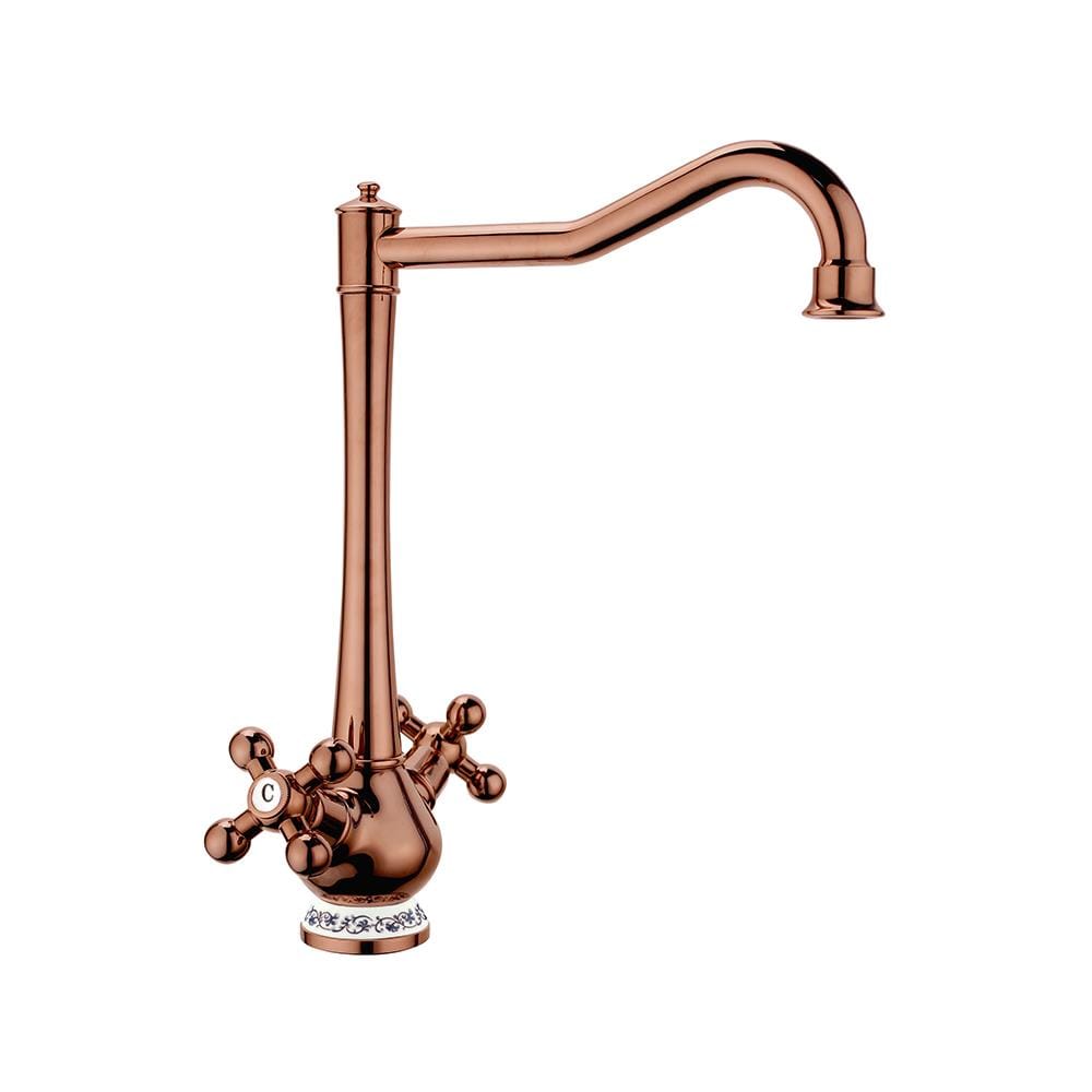 ก๊อกซิงค์ผสม KARAT FAUCET KF-73-521-53 ROSEGOLD