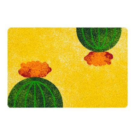 พรม PRAW TROPICAL CACTUS 50X75 ซม. สีเหลือง_0