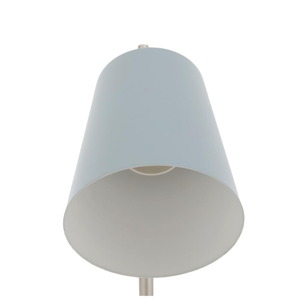 ไฟตั้งโต๊ะ CARINI 5041B/1T สีเทา/เงิน/ลายไม้