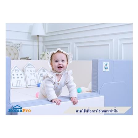 คอกกั้นเด็ก GEKO ไซซ์ 2x2 ม. หนัง PU สีเทา/ครีม_5
