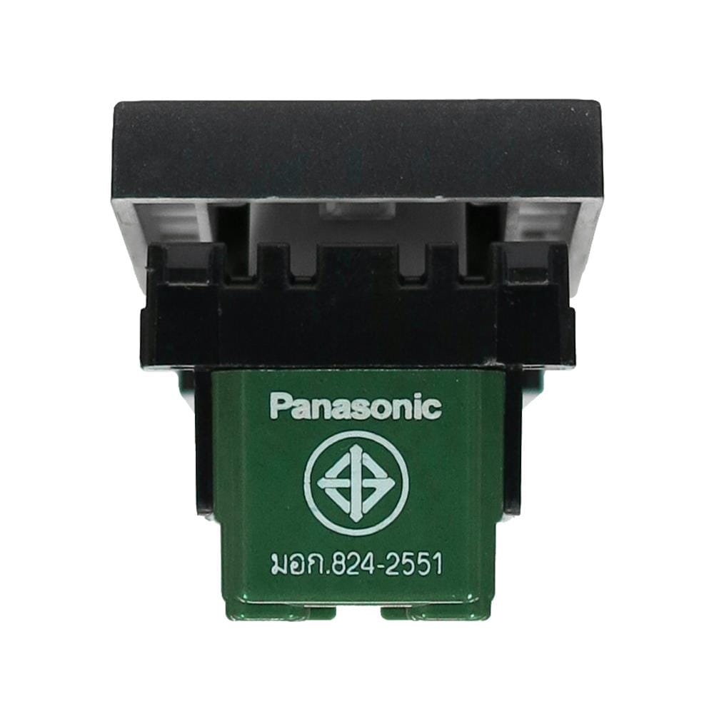 สวิตช์ 1 ทาง PANASONIC WEG5521MB ขนาด 1.5 ช่อง สีดำเมทาลิค