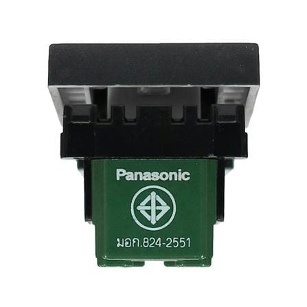 สวิตช์ 1 ทาง PANASONIC WEG5521MB ขนาด 1.5 ช่อง สีดำเมทาลิค_2
