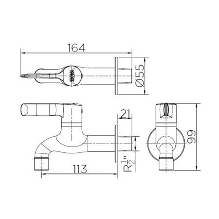 ก๊อกล้างพื้น KARAT FAUCET KF-63-401-50_1