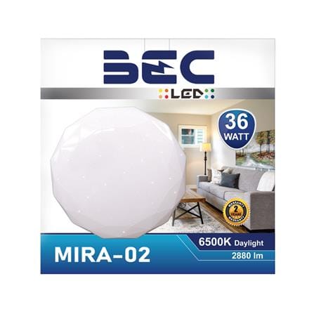 ไฟเพดาน LED BEC MIRA-02 15 นิ้ว 36 วัตต์ DAYLIGHT สีขาว_2