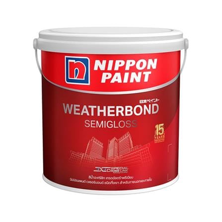 สีน้ำทาภายนอก NIPPON PAINT WEATHERBOND SG  BASE C 1GL