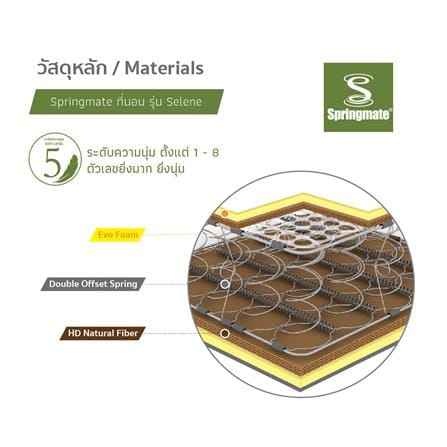 ที่นอนสปริง 3.5 ฟุต SPRINGMATE รุ่น SELENE_4