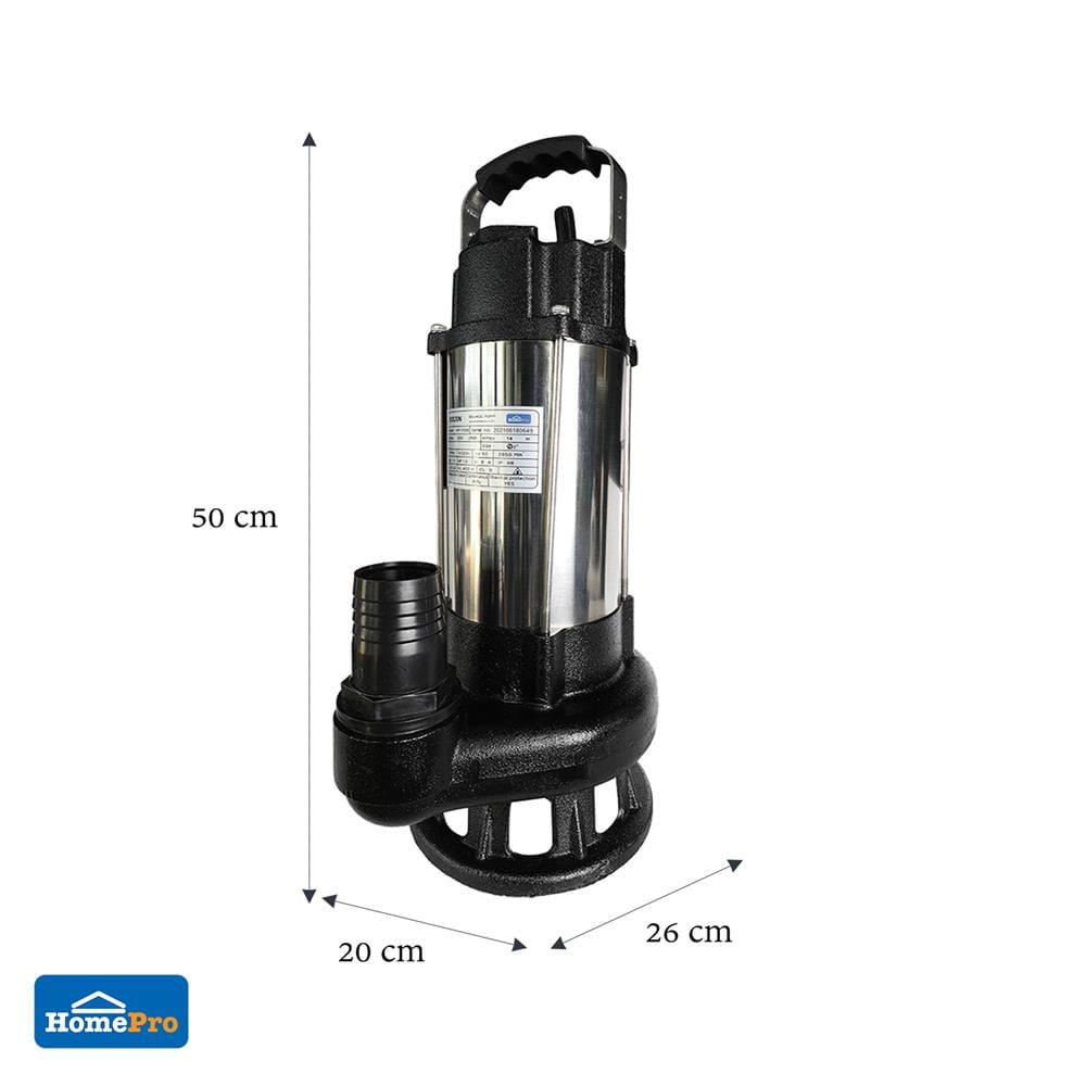 ปั๊มจุ่มน้ำเสีย DEXZON HP-1100 1100 วัตต์