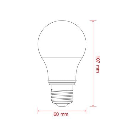 หลอด LED LEKISE A60 KLASSIC 7 วัตต์ E27 WARMWHITE_2