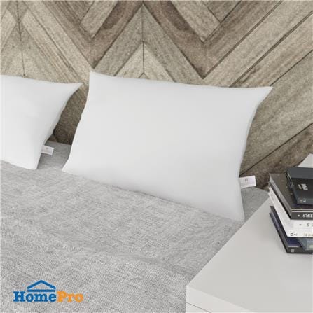 หมอนหนุน ใยสังเคราะห์ HOME LIVING STYLE PRO 19x29 นิ้ว สีขาว_4