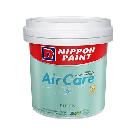 สีน้ำทาภายใน NIPPON PAINT AIR CARE BASE D เนียน 2.5 แกลลอน