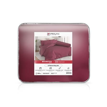 ชุดผ้าปูที่นอน 6 ฟุต (ชุด 6 ชิ้น) FROLINA MICROTEX SF015_3