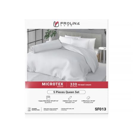 ชุดผ้าปูที่นอน 5 ฟุต 5 ชิ้น FROLINA MICROTEX SF013_2