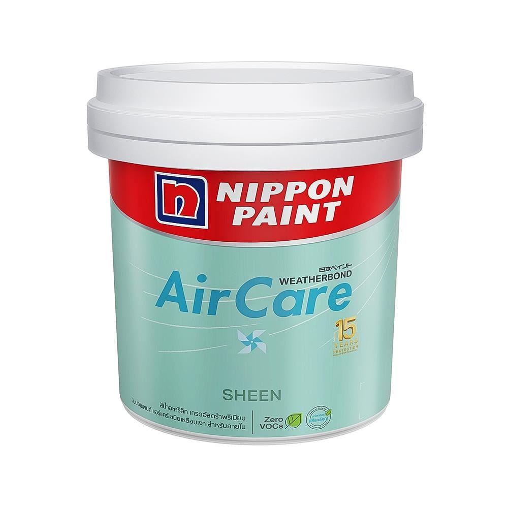สีน้ำทาภายใน ชนิดเนียน NIPPON PAINT AIR CARE BASE A 1 แกลลอน