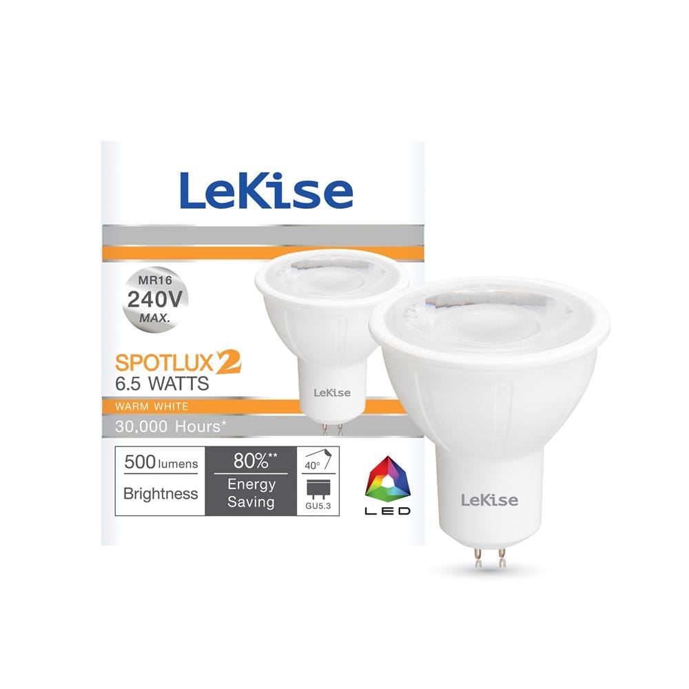 หลอด LED LEKISE SPOTLUX2 MR16 6.5 วัตต์ WARMWHITE GU5.3