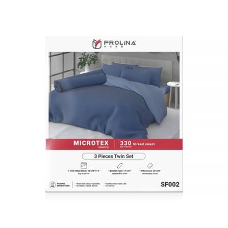 ชุดผ้าปูที่นอน 3.5 ฟุต 3 ชิ้น FROLINA MICROTEX SF002_2