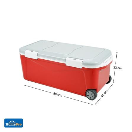 ถังแช่อเนกประสงค์พร้อมหูลาก ME LIVING COMY 50 ลิตร สีแดง/เทา_10