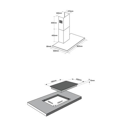 เตาฝัง+เครื่องดูดควัน TECNOPLUS TNPHB3079GB+TNPHD90-N3_1