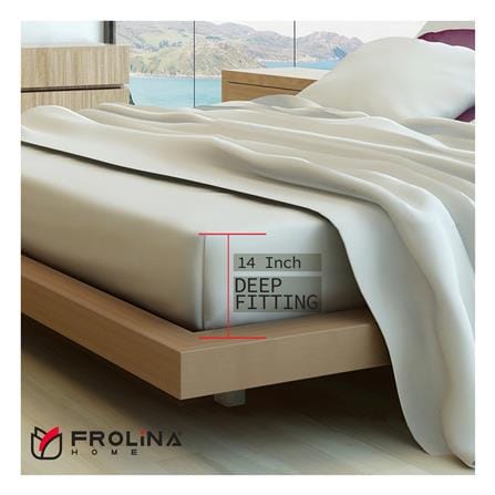 ชุดผ้าปูที่นอน 3.5 ฟุต 3 ชิ้น FROLINA MICROTEX SF014_5