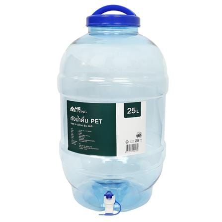 ถังน้ำดื่มมีก๊อก ME LIVING JAR สีฟ้า 25 ลิตร_0