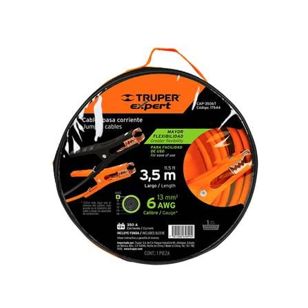 สายพ่วงแบตเตอรี่รถยนต์ TRUPER 17544 6A 11.5 ฟุต_1
