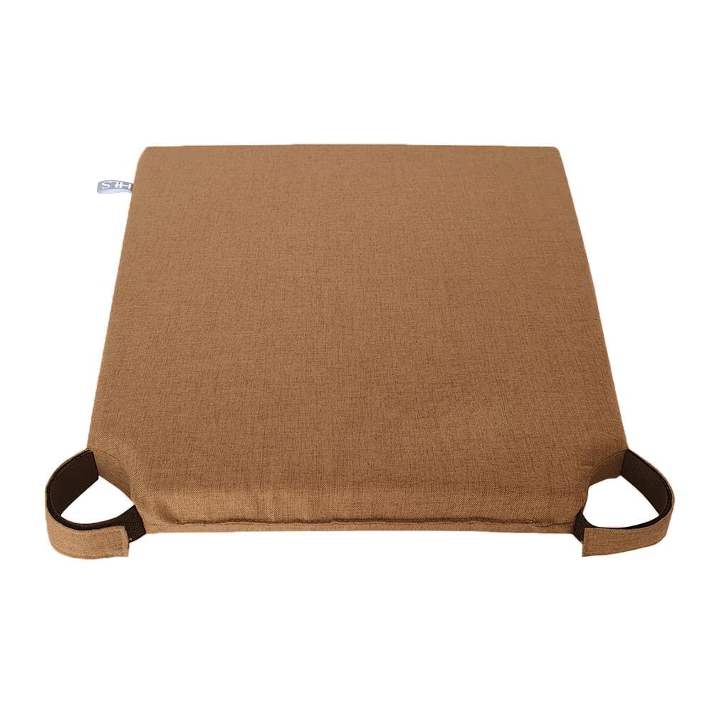 เบาะรองนั่ง HOME LIVING STYLE TRAPEZ 15x15 นิ้ว สีน้ำตาล