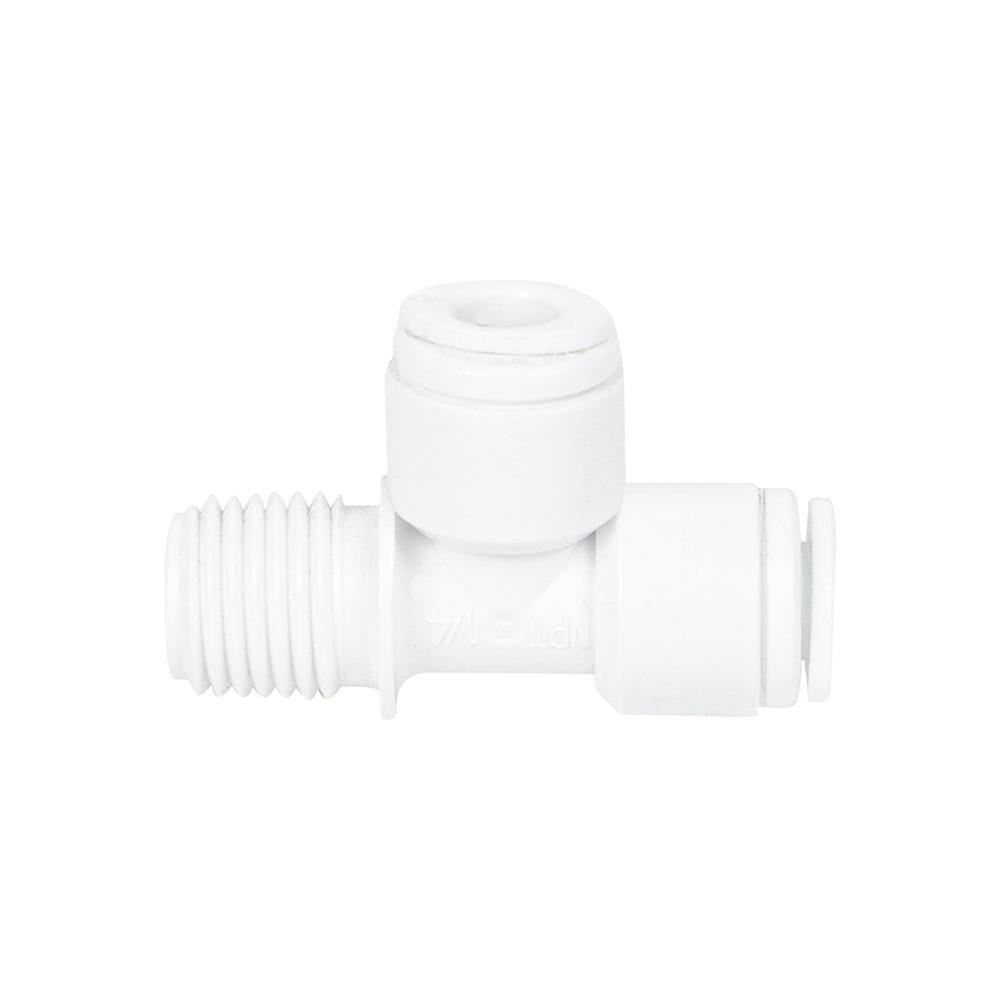 ข้อต่อสามทางเกลียวนอกเครื่องกรองน้ำ DEXZON SPEED FIT 1/4 นิ้ว