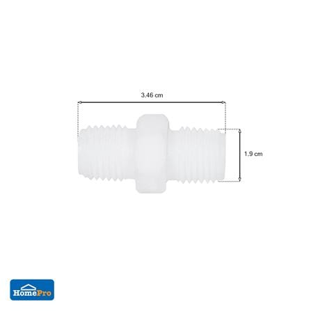 ข้อต่อตรงเกลียวนอกเครื่องกรองน้ำ DEXZON 1/4 นิ้ว_3