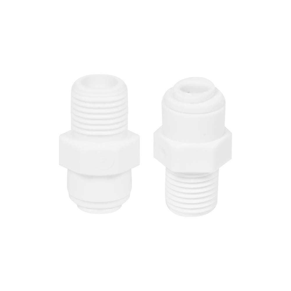 ข้อต่อตรงเกลียวนอกเครื่องกรองน้ำ DEXZON SPEED FIT 1/4 นิ้ว