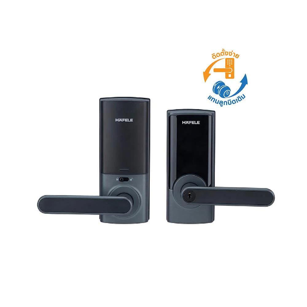 กลอนดิจิตอล HAFELE DL6500 BLE 499.21.188&nbsp; สีดำ/นิกเกิล