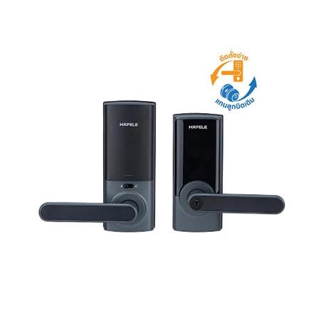 กลอนดิจิตอล HAFELE DL6500 BLE 499.21.188  สีดำ/นิกเกิล_0