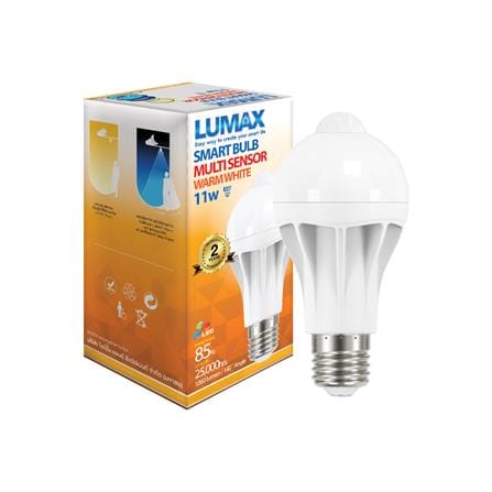 หลอด LED LUMAX MULTI SENSOR 11 วัตต์ WARMWHITE E27_2