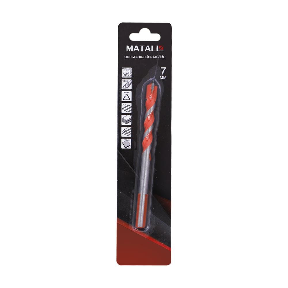 ดอกเจาะอเนกประสงค์ MATALL UTILITY DRILL BIT 7.0 7.0x100 มม.