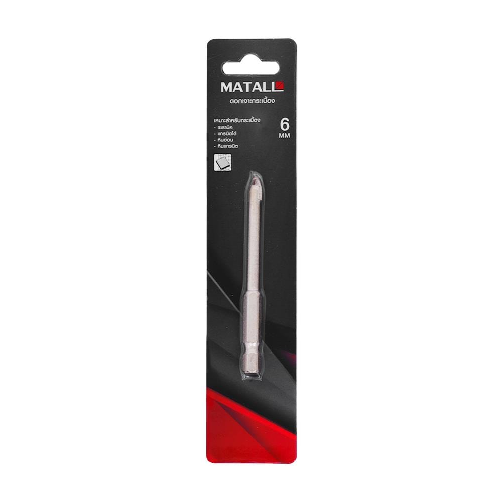 ดอกเจาะกระเบื้อง MATALL DRILL BIT FOR TILE 6.0 6.0X80 มม.